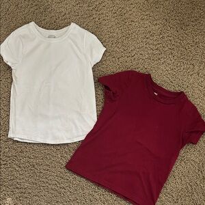 Epic Threads Kids' White and Red T-Shirt Duo